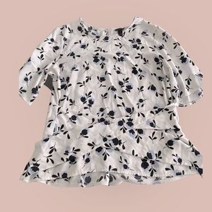 Flowers blouse ann Taylor